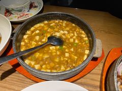 蟹粉石锅豆腐-老头儿油爆虾(金鹰世界店)