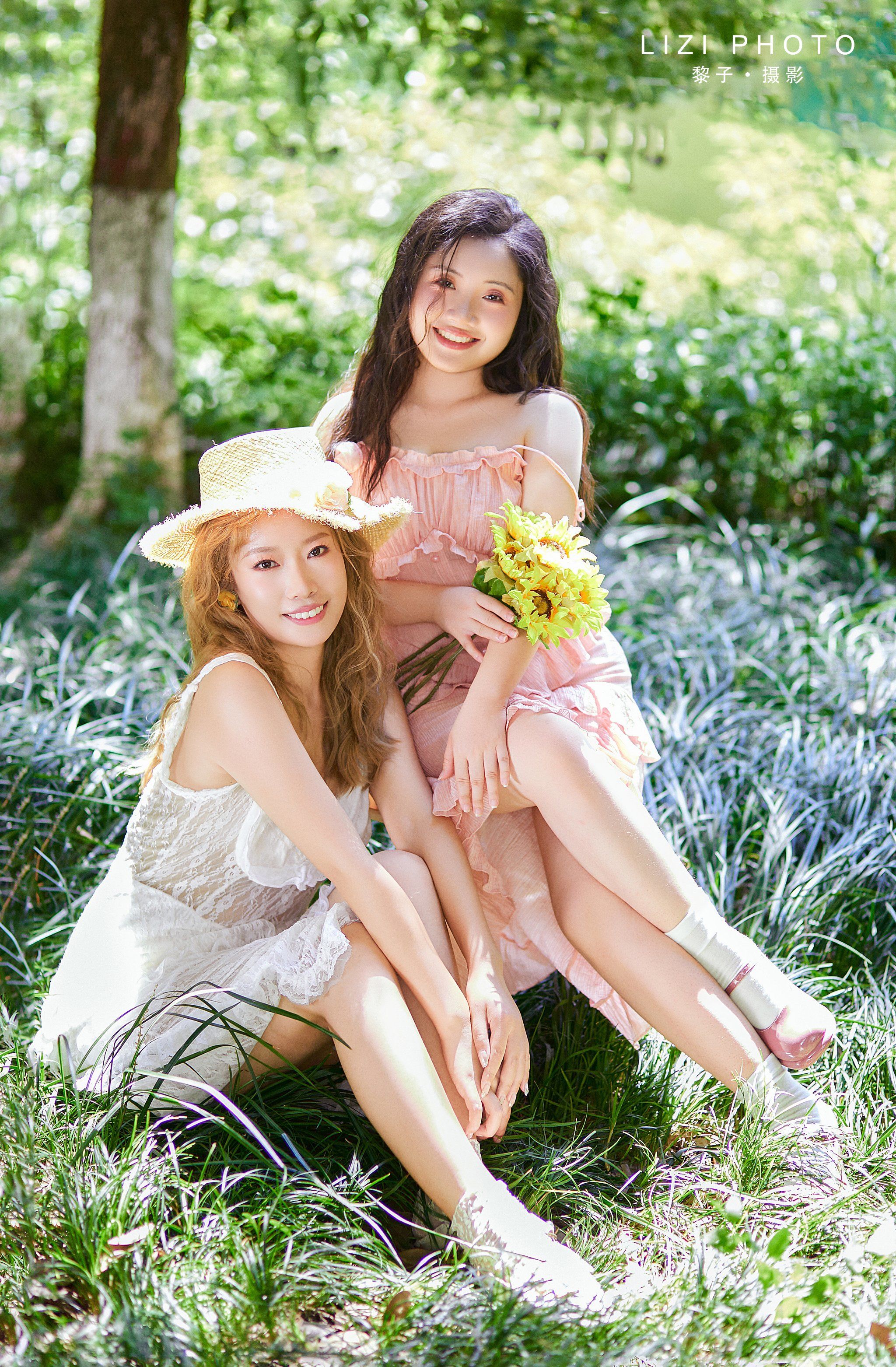 姐妹花的清爽夏日