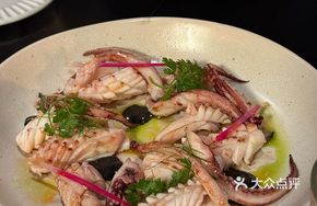 Seared Gun Squid in Oil