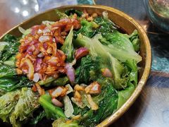 红葱头淋生菜-桃姐农庄老字号(从化温泉店)