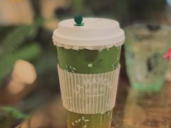 黄金姜黄抹茶苏打-LA MATCHA抹茶吧(进贤路店)