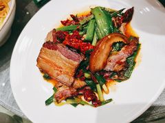 湘西腊肉炒蒜苔-望湘园·湖南菜(宏伊店)