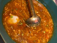 和牛酸辣汤-蜜桃花开·中西融合菜E&W(南长街店)