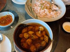 古越陈酿煮花螺-杭州西子湖四季酒店·金沙厅