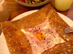 鸡蛋蘑菇熏肉荞麦可丽饼-RAC BAR(安福路店)