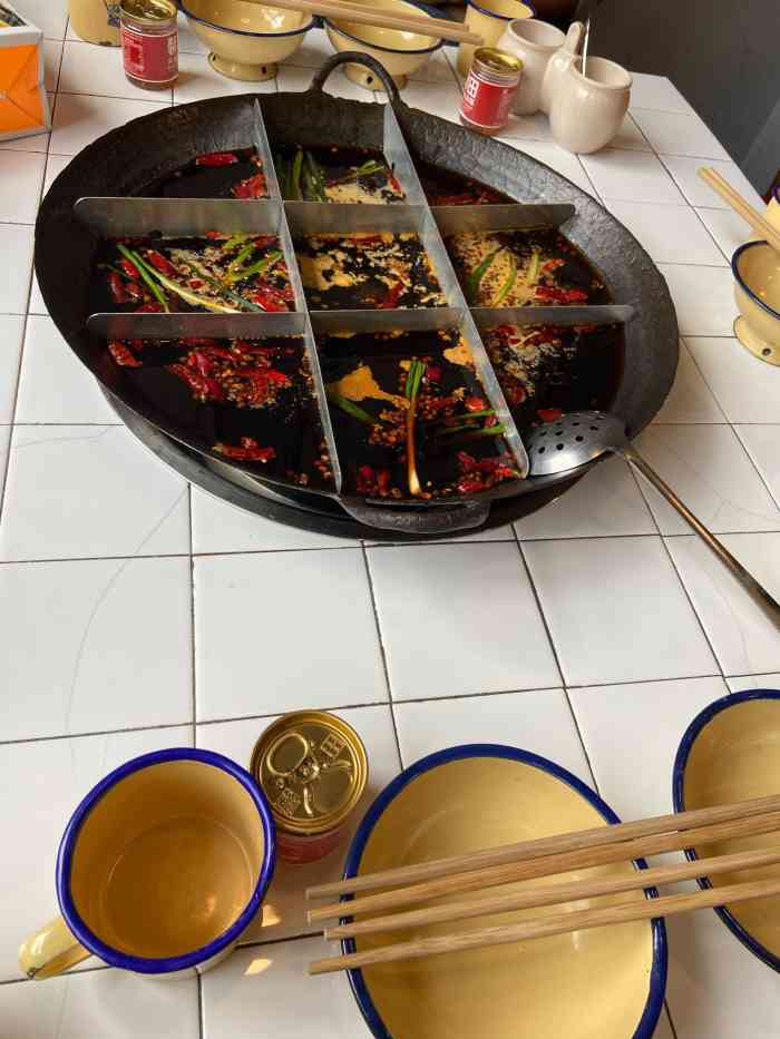 洋瓷碗老火锅-"今天突然想吃火锅了,但是又不想走远了,就.
