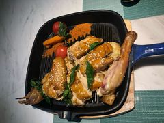 花开果香烤鸡-蜜桃花开·中西融合菜E&W(南长街店)