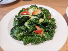 奶白菜炝北极贝-连鹭海鲜·大连菜(星海店)