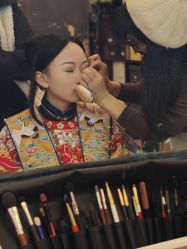 -后宫·古装汉服京剧儿童亲子全家福摄影