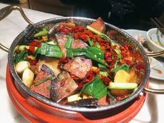 柴火腊味拼猪血丸子-望湘园·湖南菜(宏伊店)