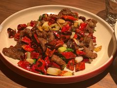 罗勒香辣嫩牛肉-KŌNG胶东小馆(华熙店)