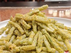 鸭黄豆角-唐山宴百姓府邸院落中餐