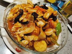 四宝豆腐-小船渔村•大连菜•大连焖鱼(明泽街店)