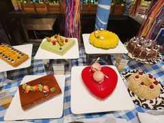 芒果慕斯-北京希尔顿逸林酒店-逸轩西餐厅-自助餐厅