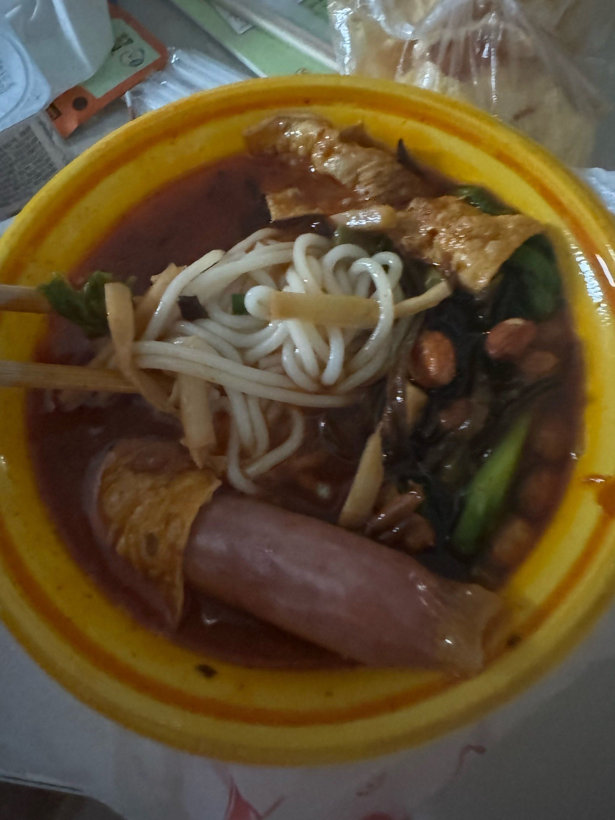 这家外卖的螺蛳粉还是不错的,尤其是打包的