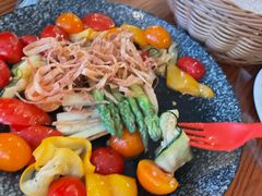 烤芦笋-普兰达德国餐厅·德式脆皮烤猪肘·自酿啤酒(观唐店)