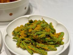 咸蛋黄刀豆-忆家一宴(大木桥路旗舰店)