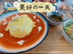 蛋包饭-猫头鹰炸鸡