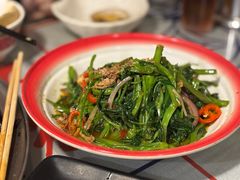 虾酱炒通菜-辉记炭烧海鲜大排档·老字号(福田店)