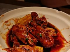 油焖金钱虾-老阿爸鲜鱼土菜(园区永旺店)