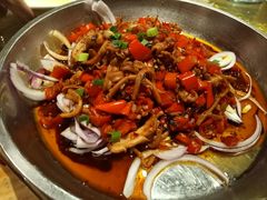 钢盆鲜鱿鱼-味上湘菜馆(岳麓山店)