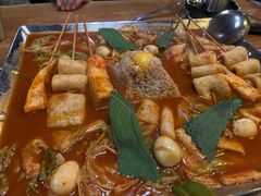 鱼饼火山炒年糕-包装马车·韩国料理·포장마차