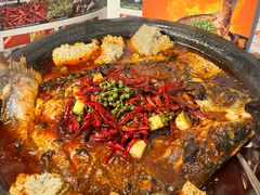 -探鱼·鲜青椒爽麻烤鱼(银泰城店)