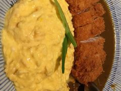 金咖喱熔岩蛋包饭猪排饭-堂本家洋食别馆·炸猪排(中心城店)