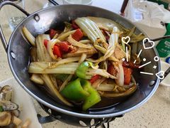 干锅娃娃菜-渔中舟海鲜大排档(普陀沈家门店)