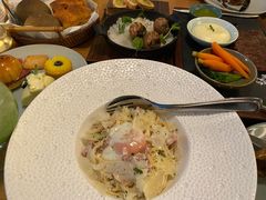 奶油培根半熟蛋意面-EN SPACE恩空间