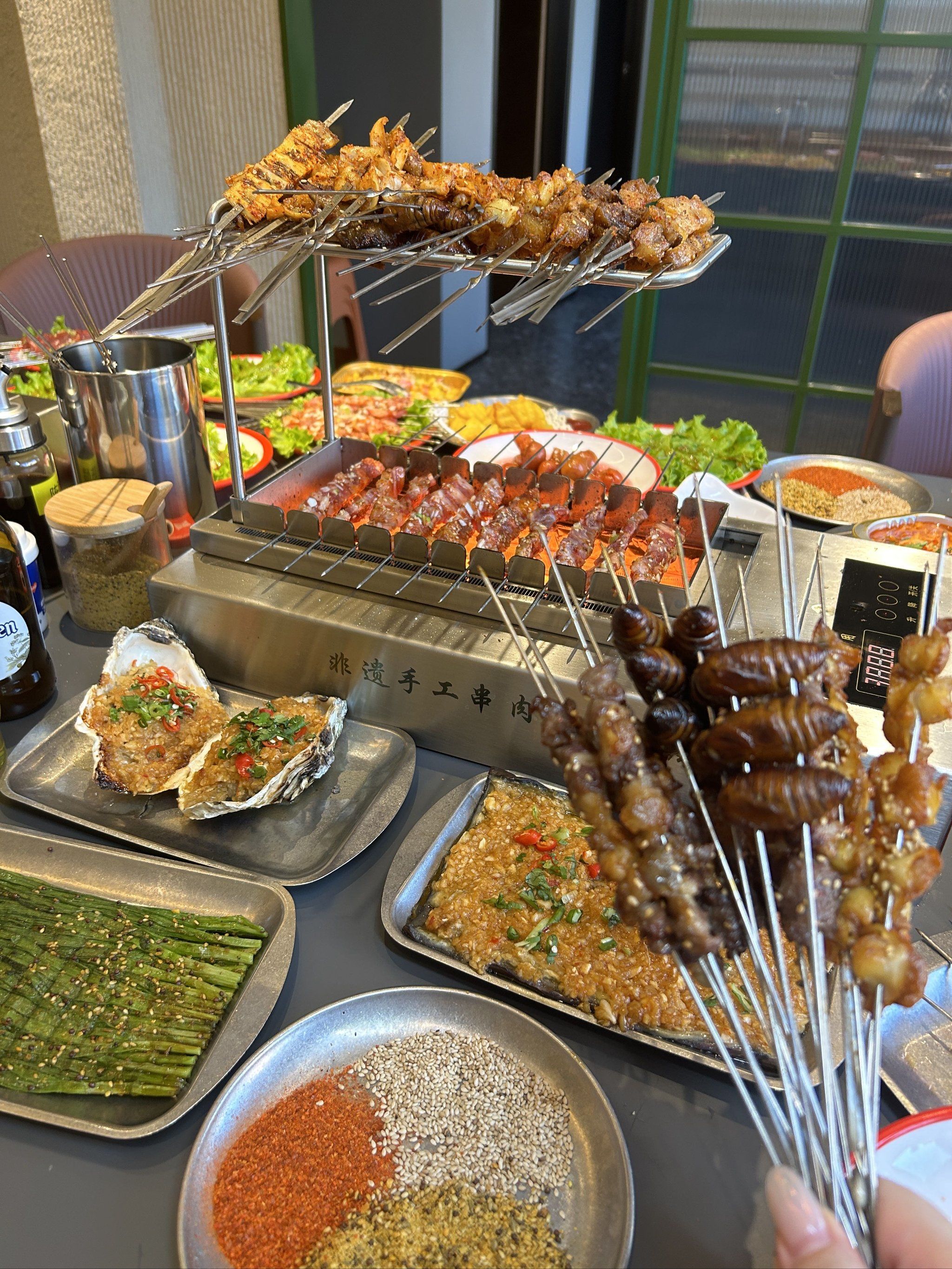 长春这家烧烤也太治愈了吧