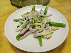 姜葱炒沙虫-巫记鸡饭店