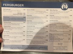 菜单-Fergburger(皇后镇店)
