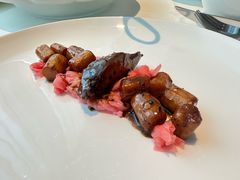 两头鲜鲍鱼牛肝菌配意大利米面-大董(环贸iapm店)
