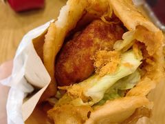-小红车炸蛋葱油饼