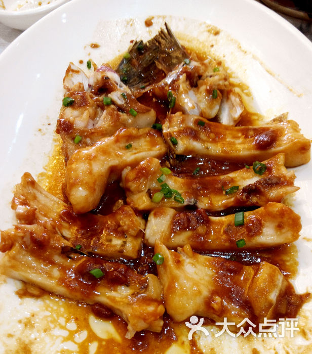 豆豉蒸缩骨鱼腩