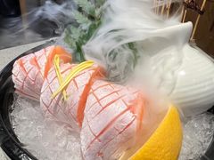 厚切深海三文鱼刺身-万岁寿司(万国店)