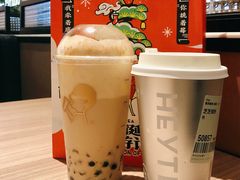 厚烧蛋糕波波奶茶-喜茶(南京仙林金鹰店)