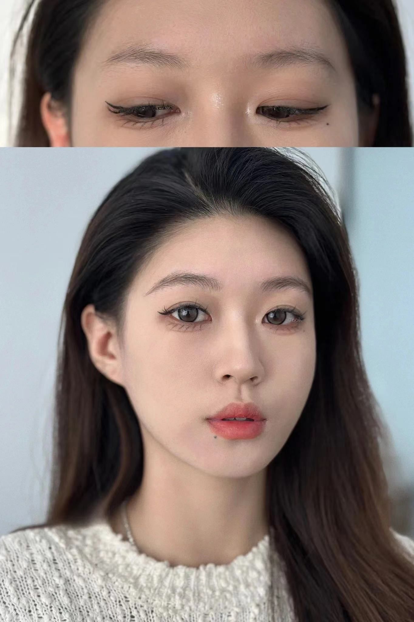 毛绒感野生眉眉包眼设计更显五官立体