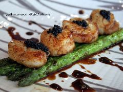 煎日本带子配黑鱼子-BONAZZA 意大利餐厅