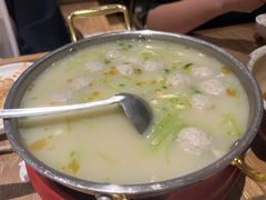 手打鱼丸萝卜粉丝汤-金掌勺锅包肉(华润万象城店)