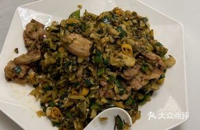 Waterfall Greens Stir-Fried with Pork Belly
