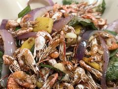 椒盐河虾-华园农庄·特色炭烧鸡·北江河鲜