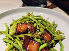 腊肉炒长缸豆-素描餐厅(灵隐天竺店)