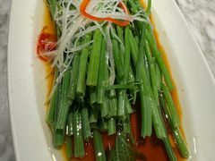 白灼丝瓜尖-懒人盐府人家(航天桥店)