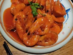油焖海虾-大闫家烧烤·小海鲜家常菜(郑庄店)