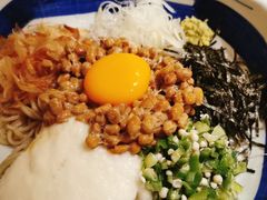 纳豆冷荞麦面-纹兵卫手打荞麦面日料(虹桥本店)