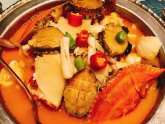 海鲜锅-甜阿姨·天台花园私房菜(万松园店)