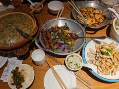 茄子烧豆角-粥全粥到海鲜家常菜·海肠捞饭(嫩江路店)