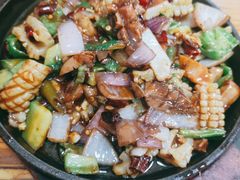 鱿鱼爆腰花铁板-卢庄(江汉路店)